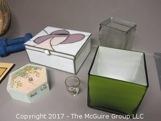 Collection including keepsake boxes