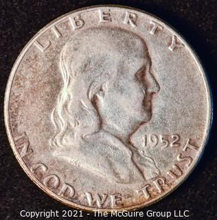 Coin: Silver Franklin Half Dollar: 1952-P