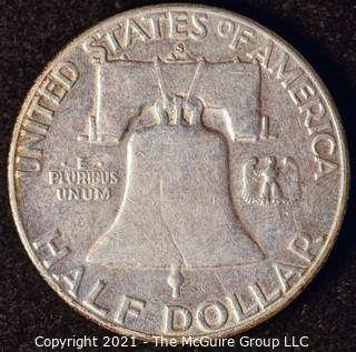 Coin: Silver Franklin Half Dollar: 1952-S  