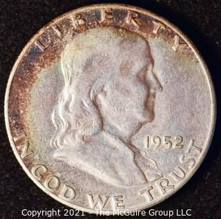 Coin: Silver Franklin Half Dollar: 1952-S  