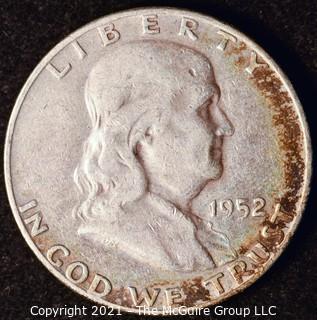 Coin: Silver Franklin Half Dollar: 1952-D 