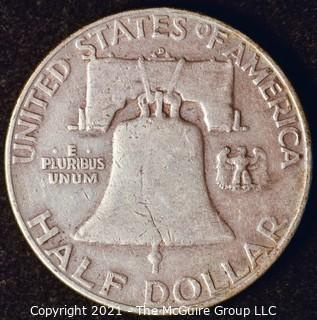 Coin: Silver Franklin Half Dollar: 1952-D 