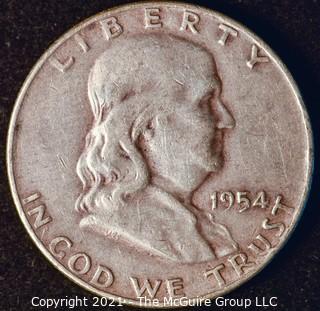 Coin: Silver Franklin Half Dollar: 1952-D  