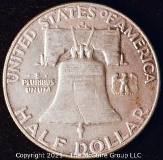 Coin: Silver Franklin Half Dollar: 1954-D  