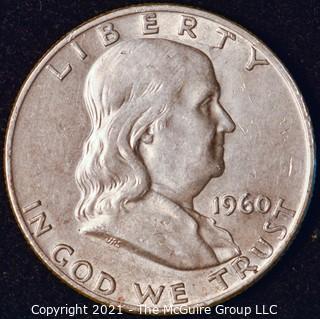 Coin: Silver Franklin Half Dollar: 1960-D