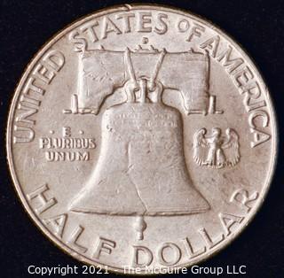 Coin: Silver Franklin Half Dollar: 1960-D