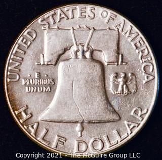 Coin: Silver Franklin Half Dollar: 1960-P 