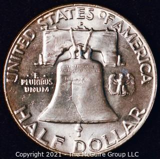 Coin: Silver Franklin Half Dollar: 1961-D