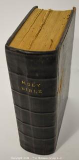 1852 Leather Bound Holy Bible and New Testaments