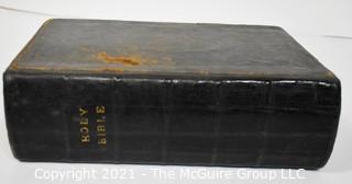 1852 Leather Bound Holy Bible and New Testaments