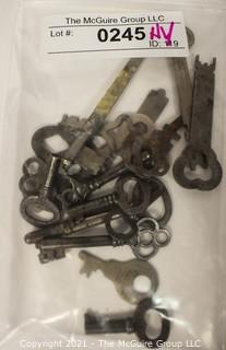 Collection of Vintage Skeleton Keys