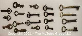 Collection of Vintage Skeleton Keys