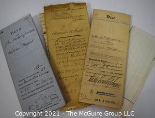 Collection of Land Deeds back to the 1840's