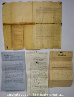 Collection of Land Deeds back to the 1840's