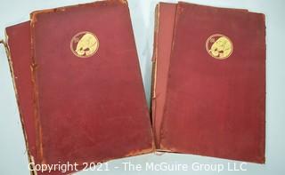 Two Antique Hard Cover Books by Rudyard Kipling 1909 and 1917 (condition issues)