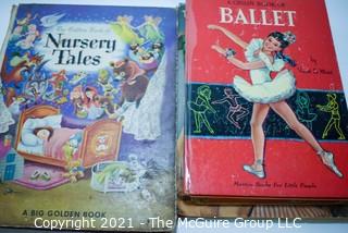 Seven Vintage Children's Books: Golden Book, etc