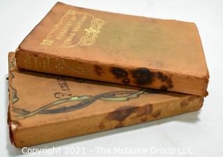 Two (2) Vintage Leather Bound Books Including Robert Browning Poems & The Rubaiyat of Omar Khayyam