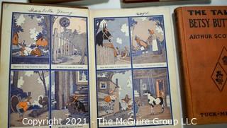 Six Antique/Vintage Children's Books; various Authors