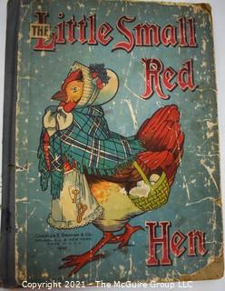 Four Antique Children's Books ~ 1920's : Little Red Hen, Gulliver, etc