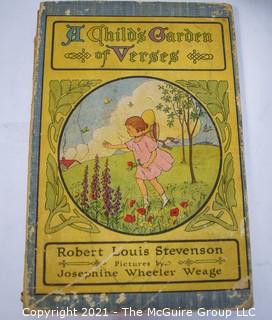 Four Antique Children's Books ~ 1920's : Little Red Hen, Gulliver, etc