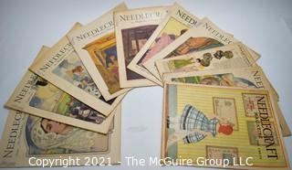 Ten Copies of Vintage Needlecraft Magazine Dated Between 1920 & 1930