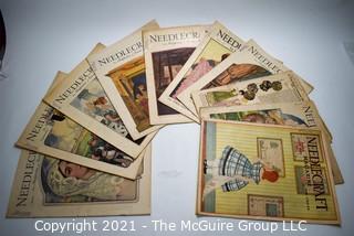 Ten Copies of Vintage Needlecraft Magazine Dated Between 1920 & 1930