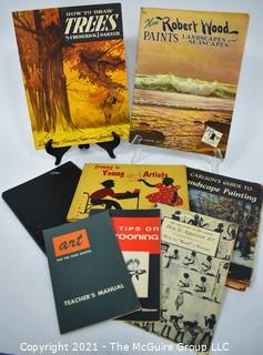 Collection of Vintage Books on Drawing and Painting