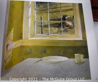 Collection of Calligraphy Books and Book on Andrew Wyeth