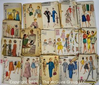 Selection of Vintage Women's Sewing Patterns from Various Names