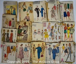 Selection of Vintage Women's Sewing Patterns from Various Names