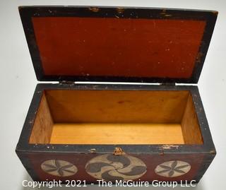 Collection of Vintage Hand Crafted Wooden Boxes