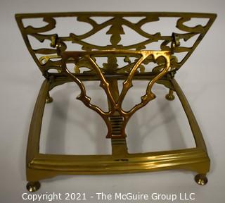 Vintage Brass Easel Style Book Stand