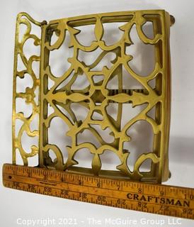 Vintage Brass Easel Style Book Stand