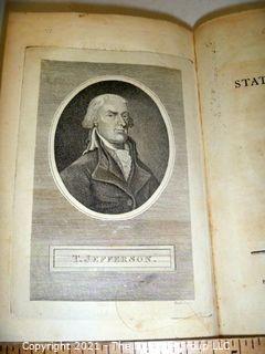 1801 Book "Notes on the State of Virginia" by Thomas Jefferson, 3rd Edition