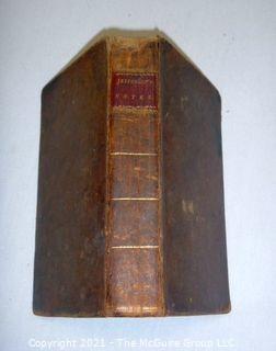 1801 Book "Notes on the State of Virginia" by Thomas Jefferson, 3rd Edition