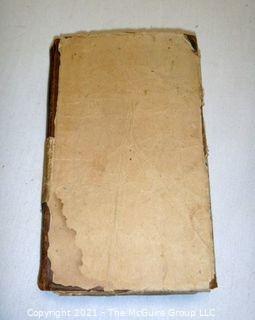 1801 Book "Notes on the State of Virginia" by Thomas Jefferson, 3rd Edition