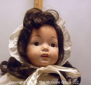 Doll: Custom made Character Doll by Isabella Young 1975 of K&R #121 all Bisque