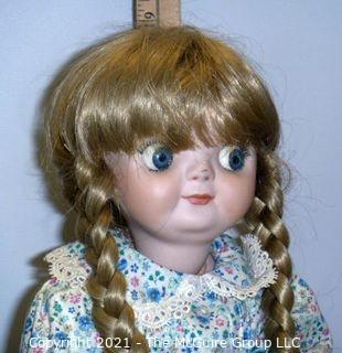 Custom made Character Doll by Isabella Young "Google Eye" w/Egg Basket