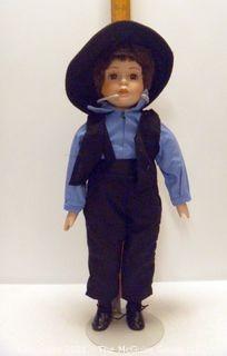 Doll: Modern Character Doll Amish Boy