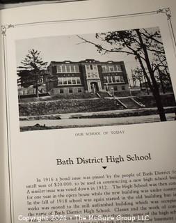 Collection of Warm Springs "Echoes" Yearbooks from Bath District High School in Berkeley Spring WV