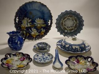 Group of Hand Painted Porcelain Items. 