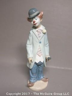 Lladro porcelain clown 