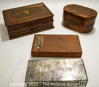 Group of Four (4) Boxes Including Nabisco Tin