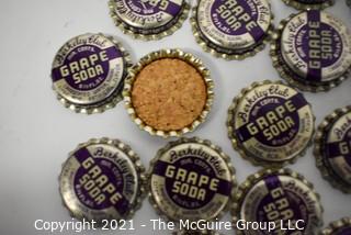 Selection of Vintage Berkley Club Grape Soda Bottle Caps (unused) 