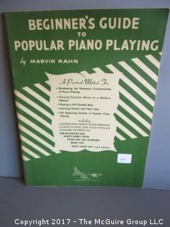 Collection of Sheet Music.  See all the photos