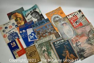 Grouping of Vintage Sheet Music