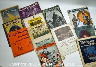 Grouping of Vintage Sheet Music