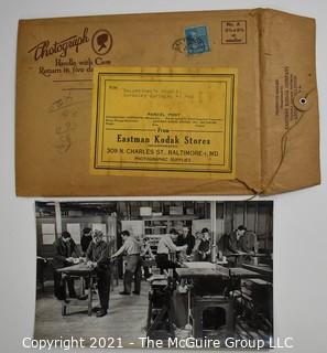 Vintage Photo: Shop Class in Berkeley Spring WV circa 1940's