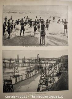 1907 Antique Souvenir Picture Book of Santa Barbara"The Gem City of the Western Sea".