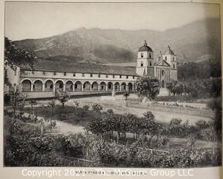 1907 Antique Souvenir Picture Book of Santa Barbara"The Gem City of the Western Sea".